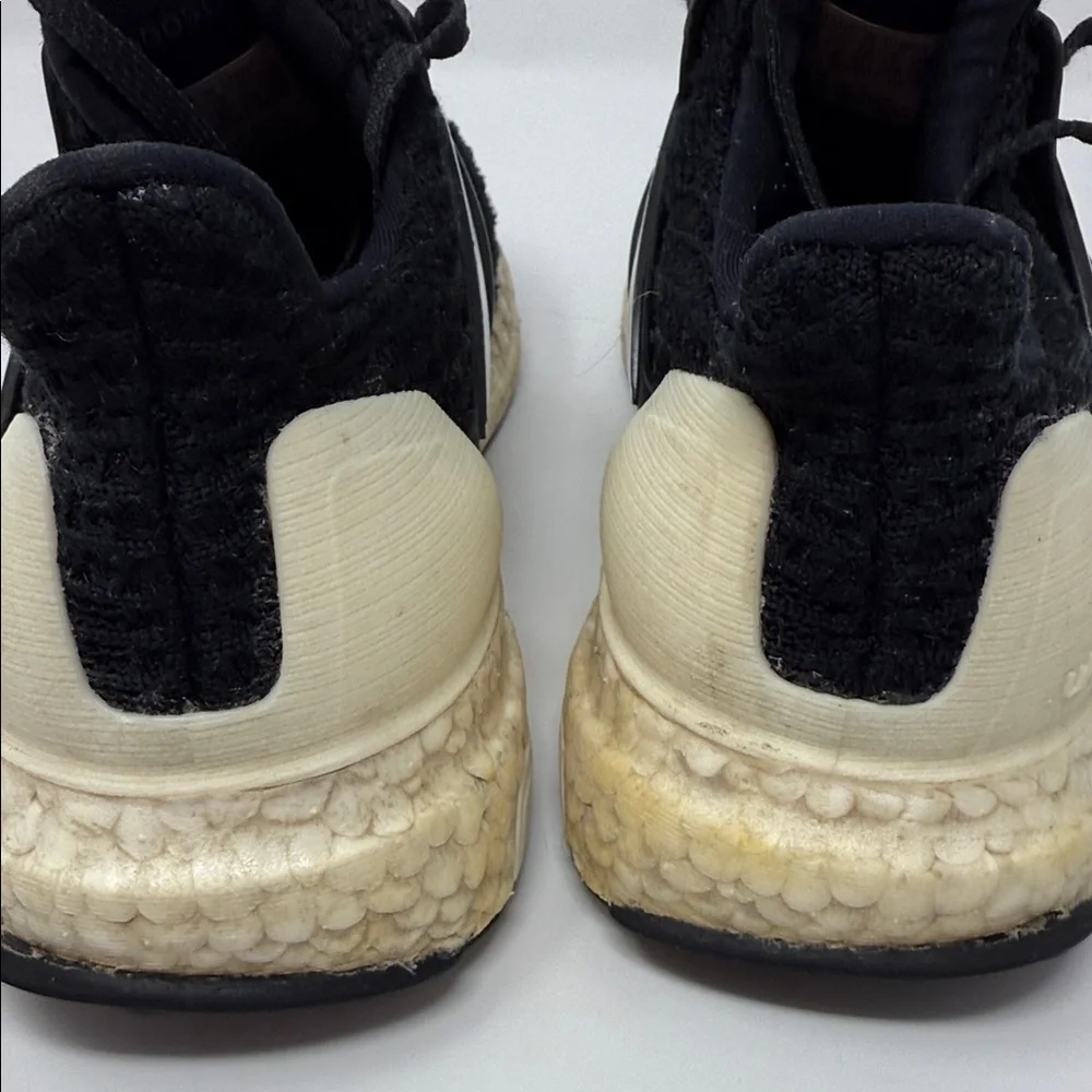 Adidas Ultra Boost Kids Black and White Sneakers size 3.5 Shoes